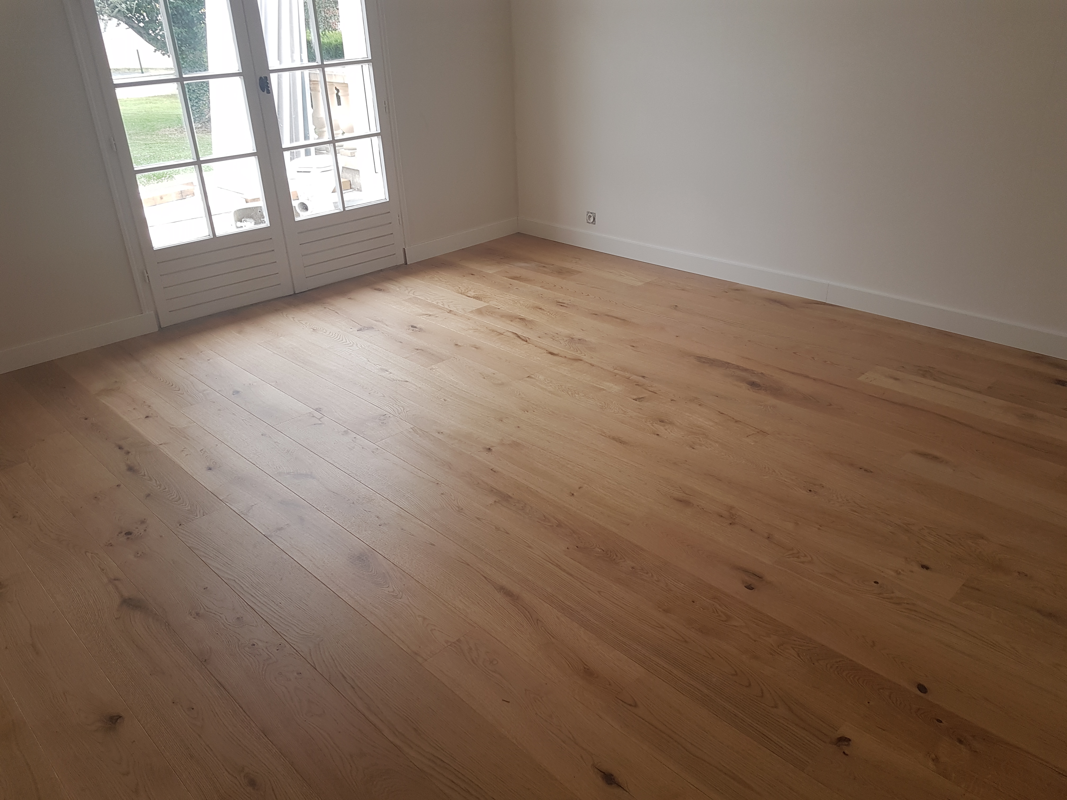 parquet en cours de vitrification